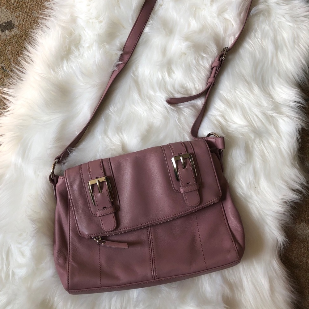 B. Makowsky Leather Crossbody Bag